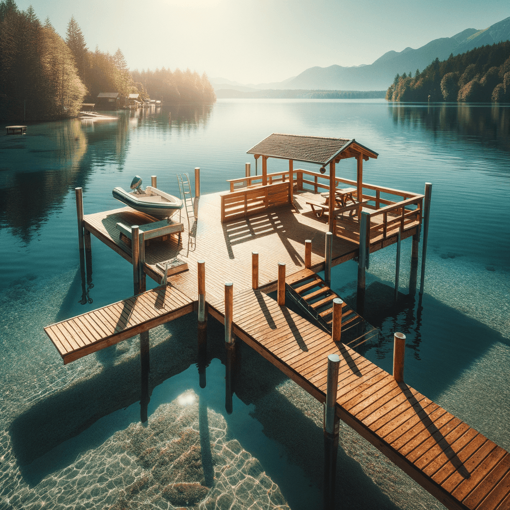 Boat dock on Lake Norman